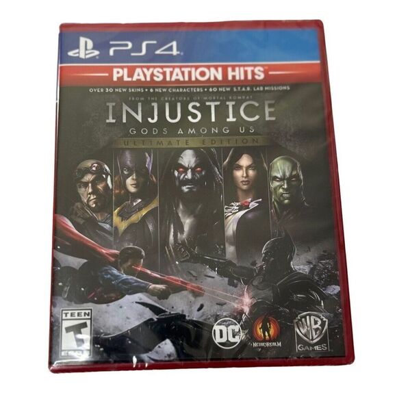 Injustice: GODS AMONG US: ULTIMATE EDITION PLAYSTATION 4 PS4 BRAND NEW SEALED - Picture 1 of 4